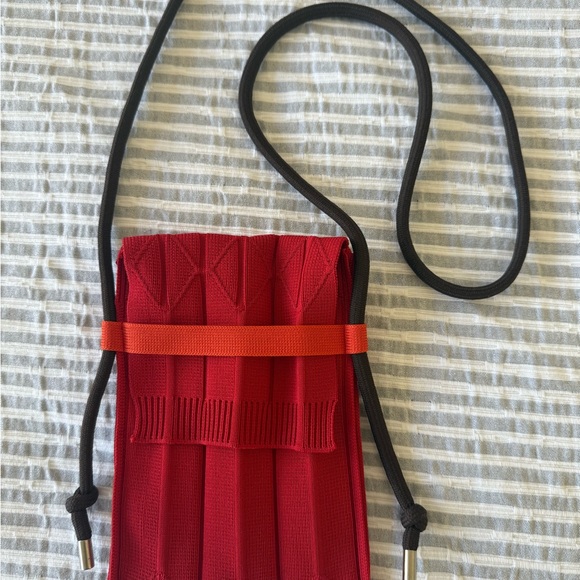 Salvador Bachiller Handbags - MADE IN SPAIN - Red Pleated Crossbody Bag